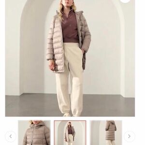 Athlete air puffer Parker feather jacket size S